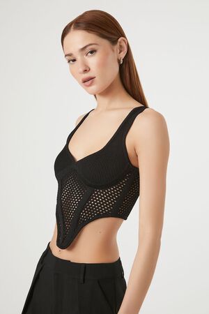 Forever 21 Crochet Lace-Up Crop Top  Crochet top pattern, Crochet clothes, Crochet  top