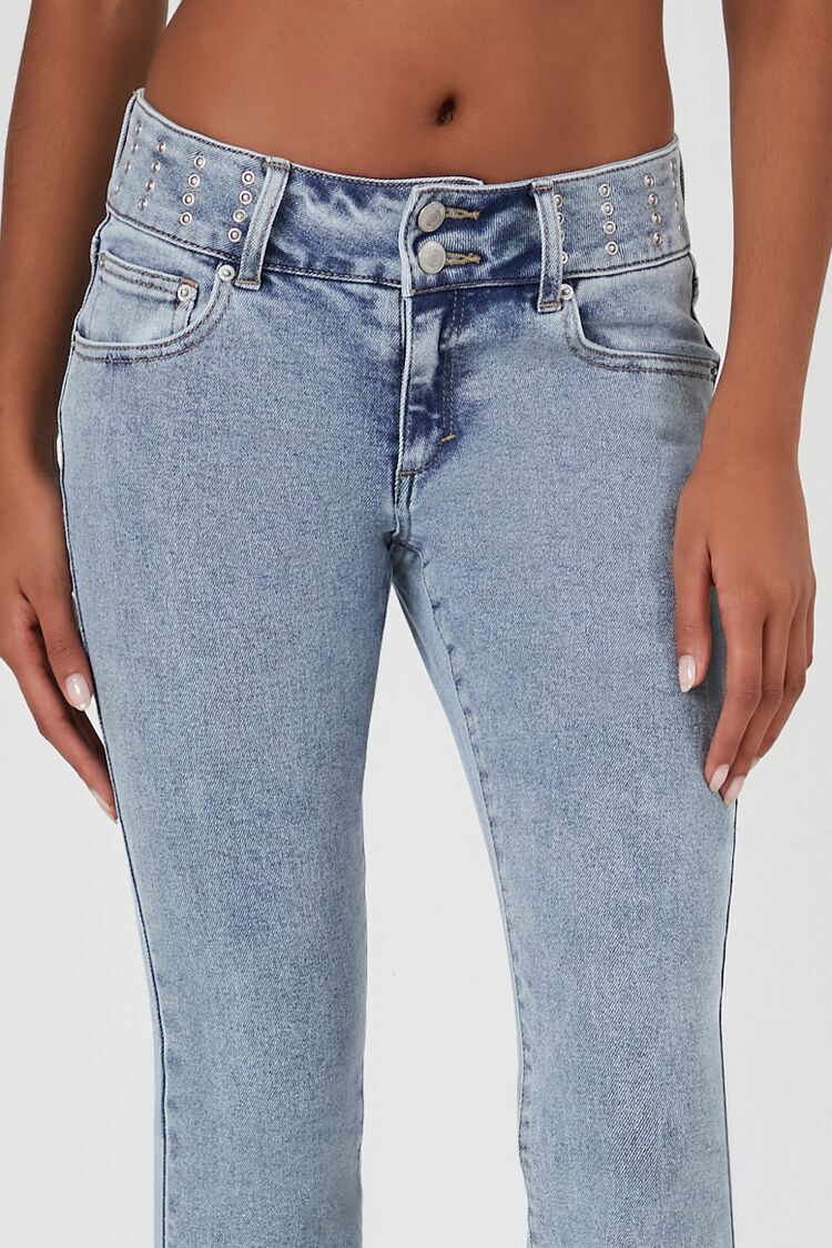 Low-Rise Flare Jeans