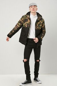 LOVE21 LOVE 21 Camo Print Puffer Jacket  Fashion, Puffer jacket outfit,  How to wear