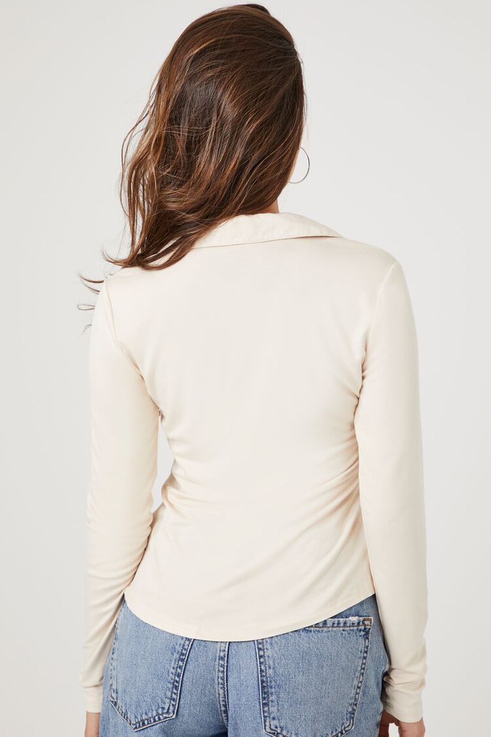 SAND Curved-Hem Long-Sleeve Shirt, image 3