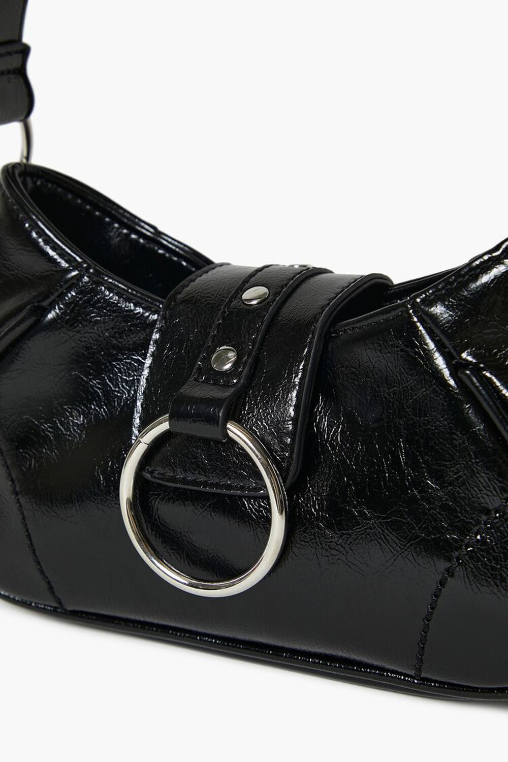 Hello Kitty Cross Black Patent Leather Body Purse, Women's, Size: One Size