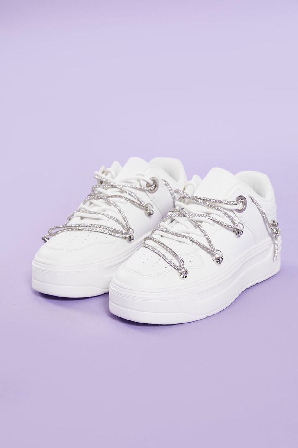 No Boundaries Women's Platform Casual Lace Up Sneakers, Wide Width Available