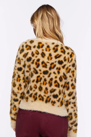 Jack by BB DAKOTA Clever Girl Leopard Print Faux Fur Bomber Jacket