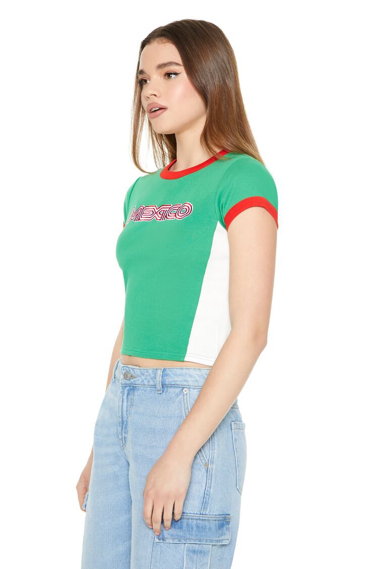 Mexico Graphic Ringer Tee