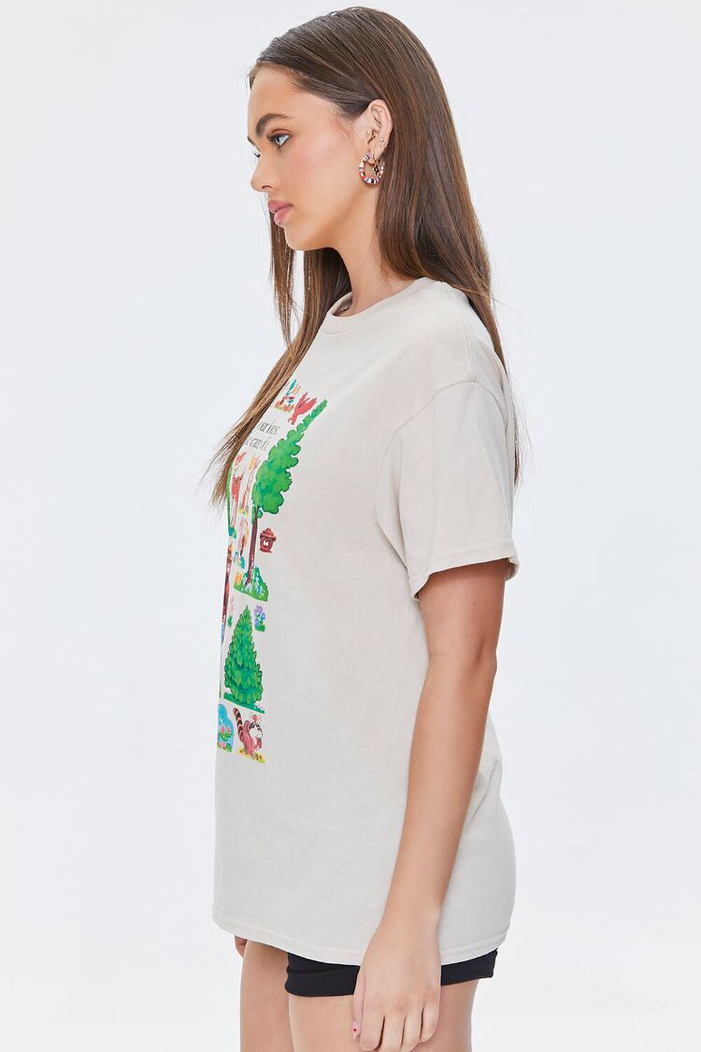 Lucky Brand Smokey Bear True Friend T-Shirt - Women's T-Shirts in