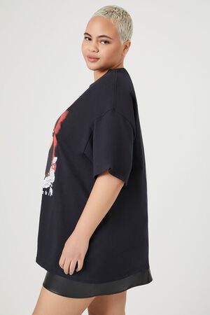 Plus Size Def Leppard Oversized Graphic Tee