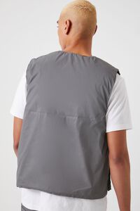 GREY Reflective Utility Cargo Vest, image 3