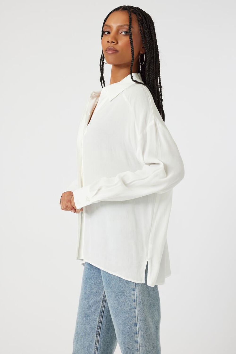 VANILLA Oversized Long-Sleeve Shirt, image 2