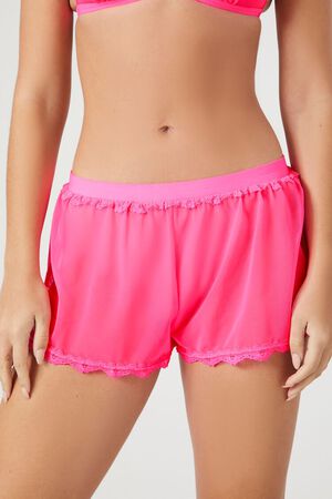 Forever 21 Pink Lace Shorts – Elli Share