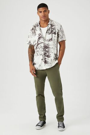 Shop Bandana Print Shirt for Men from latest collection at Forever 21