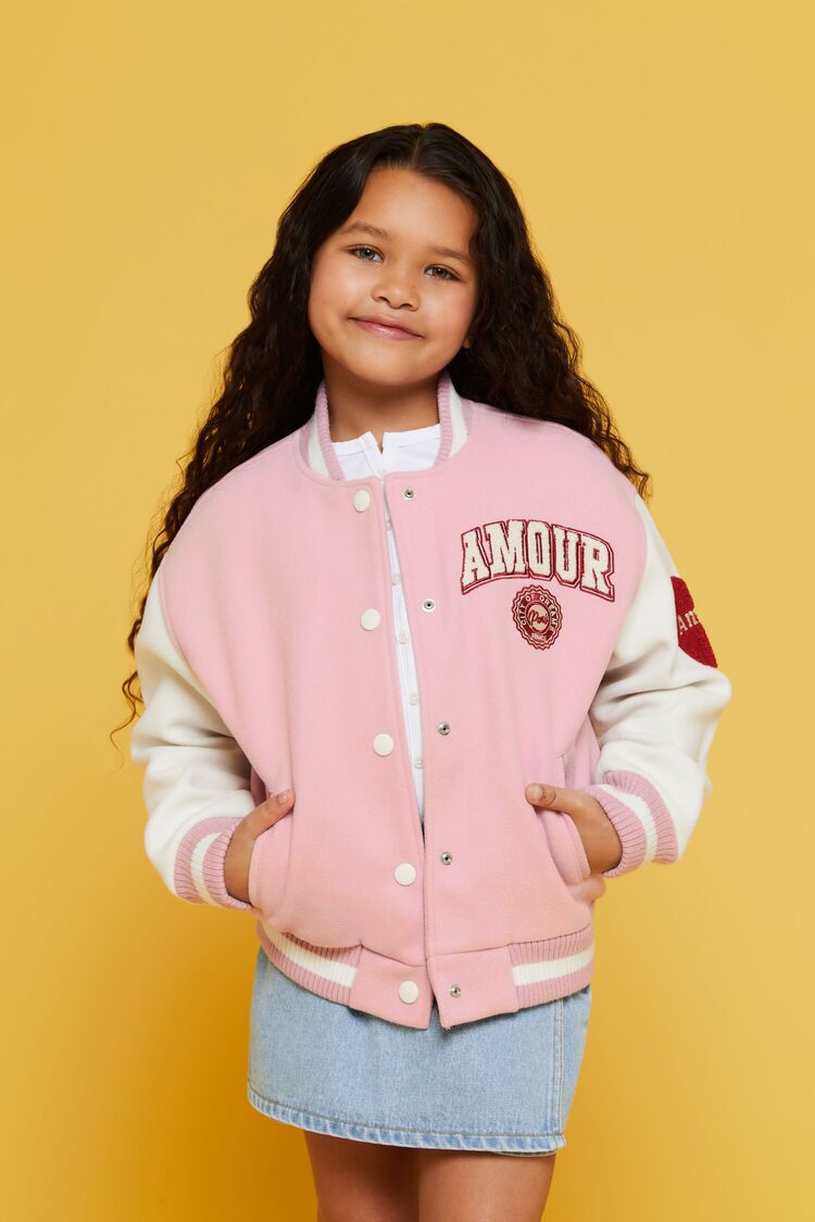 No Boundaries Juniors Varsity Jacket - Walmart.com