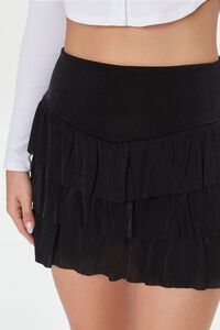 Y2K Forever 21 Twist Ruffle Tiered Layered Mini Skirt - Size M