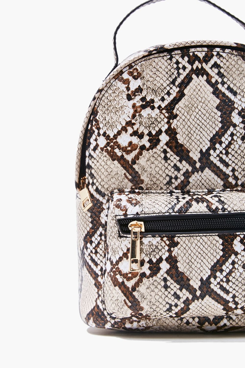 Varick Snake Embossed Leather Utility Backpack