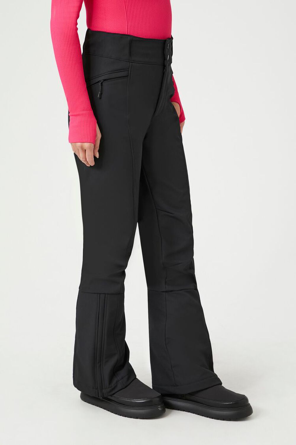 Forever 21 Women's Active Ski High-Rise Flare Pants in Hibiscus, XS -  ShopStyle