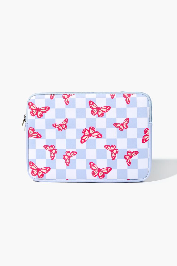 Butterfly Checkered Tablet Case