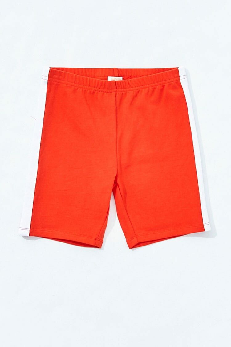 red biker shorts kids