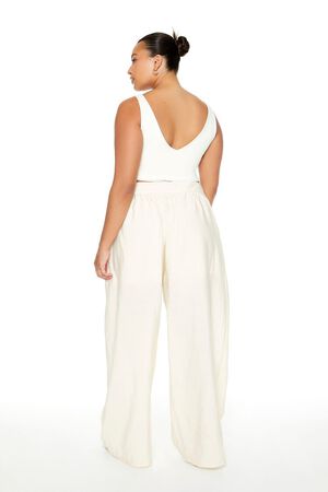 Forever 21 Plus Size Chiffon Cami & Palazzo Pants Set  Wedding pants outfit,  High waisted flowy pants, Palazzo pants outfit
