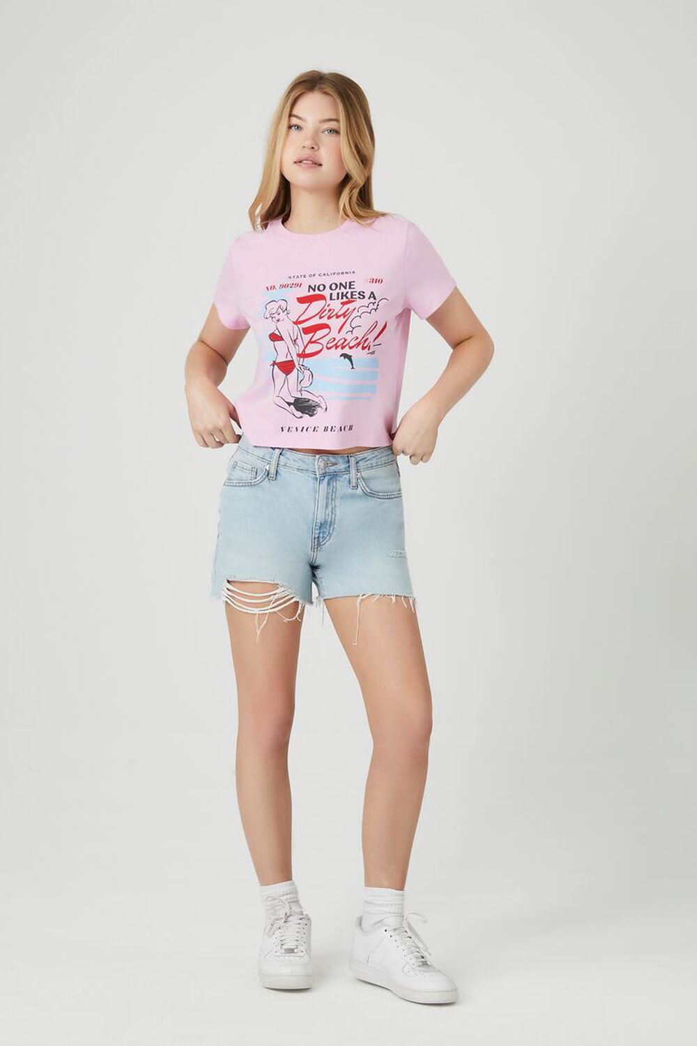 Jac Jossa Black Venice Beach Graphic Tee