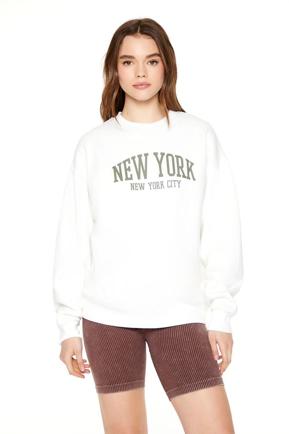 NEW YORK BRUSHED FLEECE GRAPHIC SWEATSHIRT