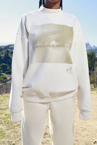 CREAM/MULTI Unisex Henry R Jones II Embroidered Pullover, image 3