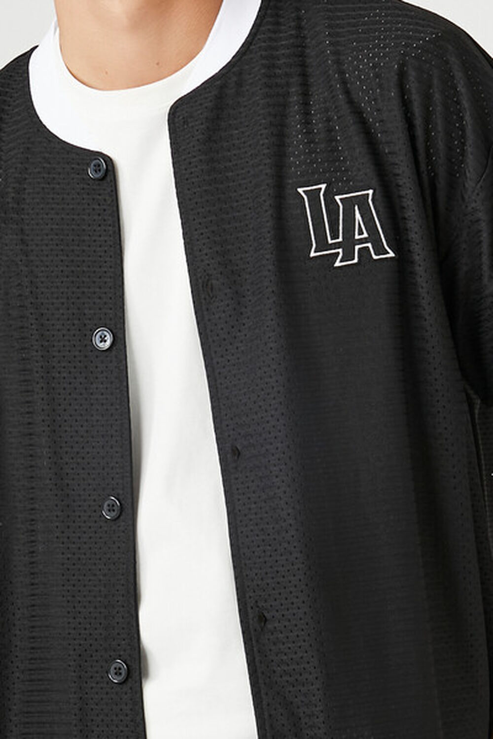 LA Patch Baseball Jersey