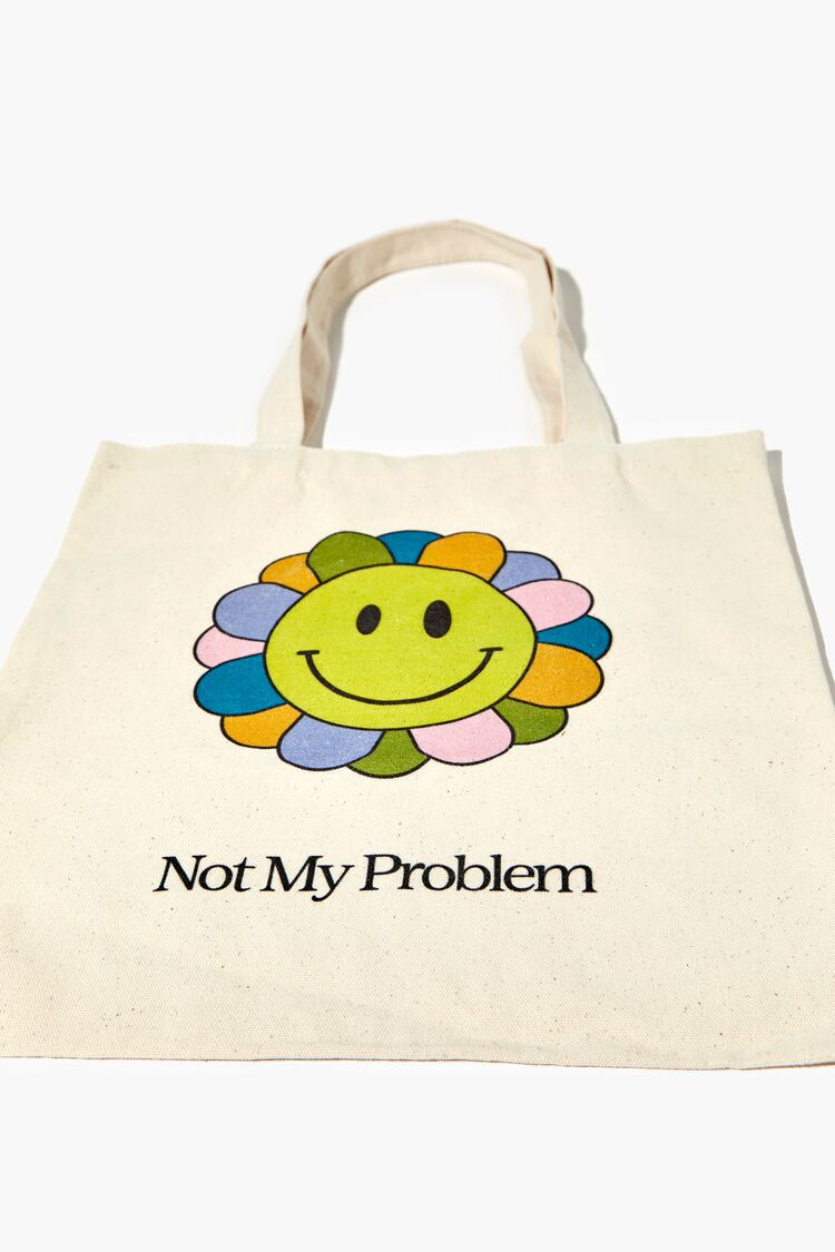 Not My Problem Graphic Tote Bag