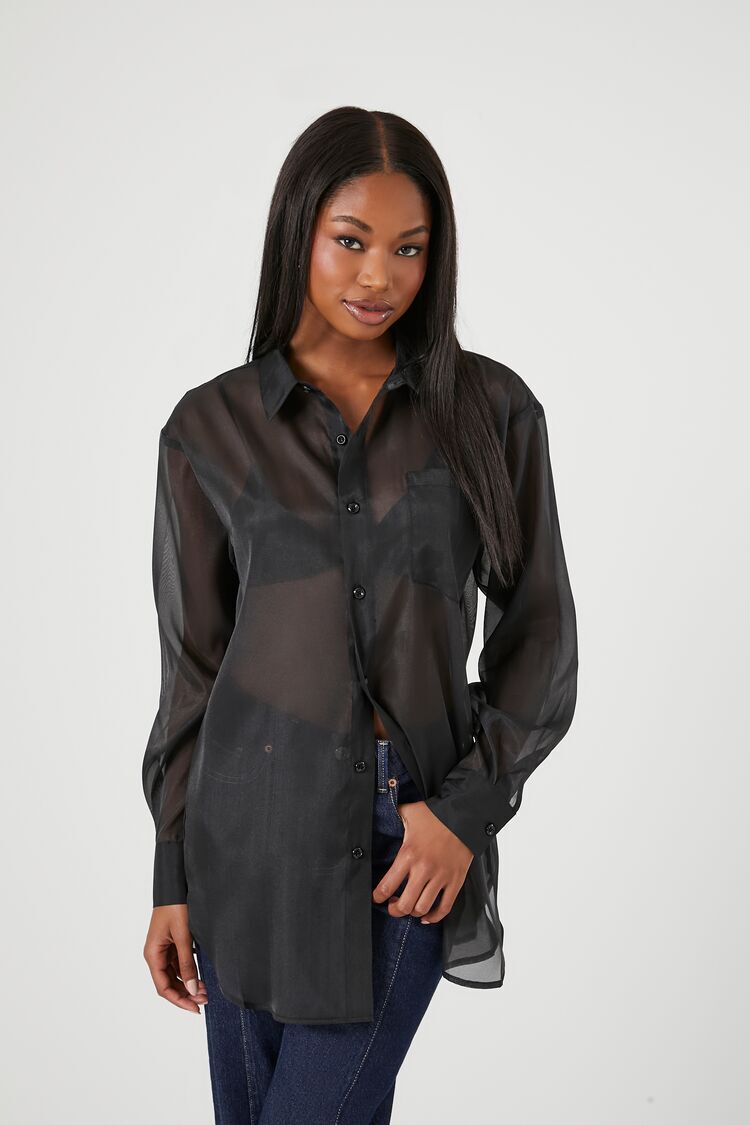 Sheer Organza Shirt