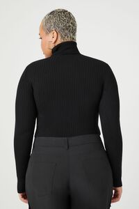 Plus Size Sweater-Knit Bodysuit