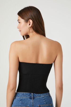 Buy FOREVER 21 Compact Ribbed Knit Tube Top 2024 Online