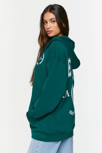 GREEN/MULTI New York Graphic Zip-Up Hoodie, image 2