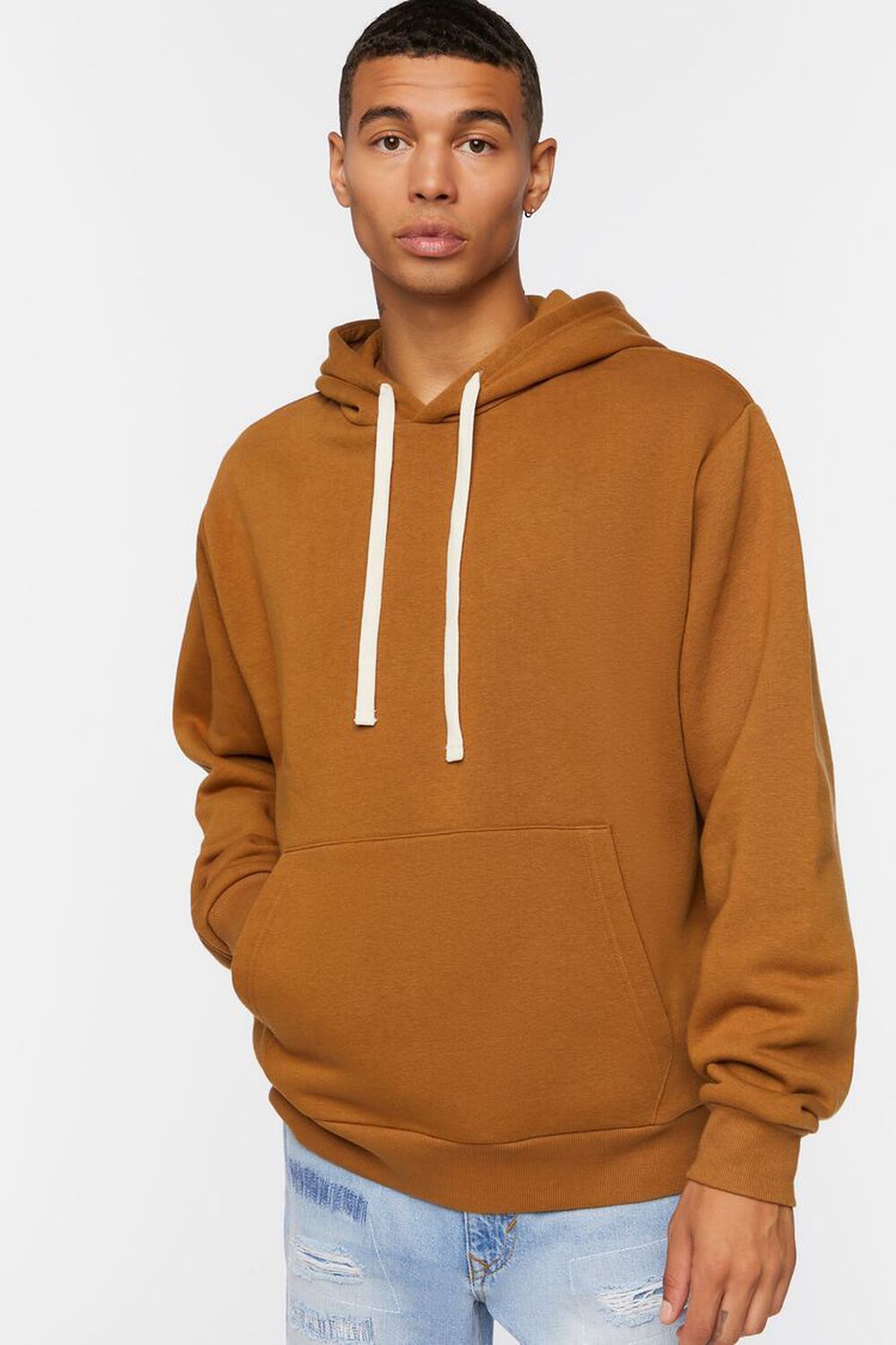 Fleece Drawstring Hoodie 6974