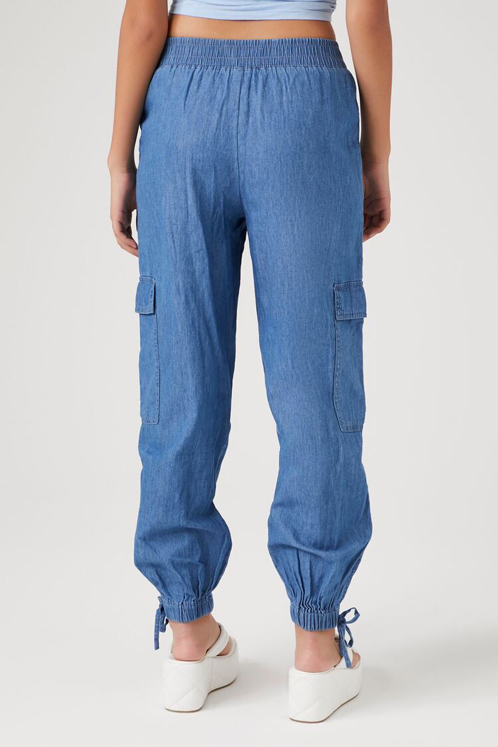 DARK DENIM Denim Cargo Joggers, image 4