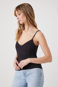 V-Neck Cropped Cami, image 2