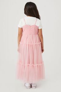 ROSEWATER Girls Tiered Mesh Cami Dress (Kids), image 3