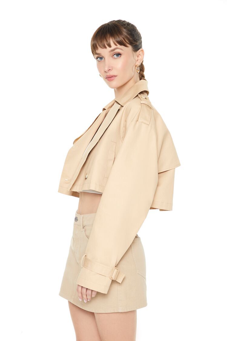 Cropped Trench Jacket