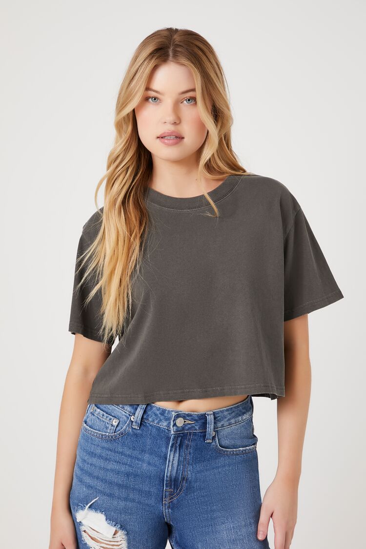 Cropped Crew Tee