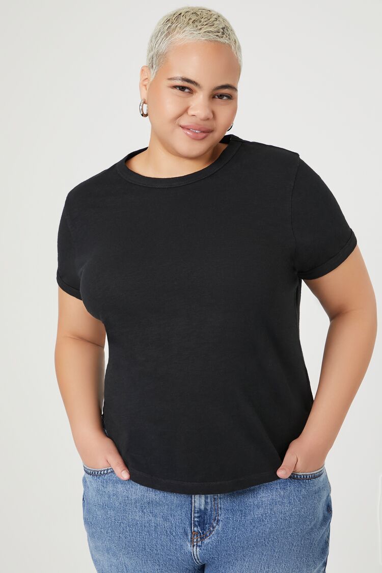 Plus Size Def Leppard Cropped Tee