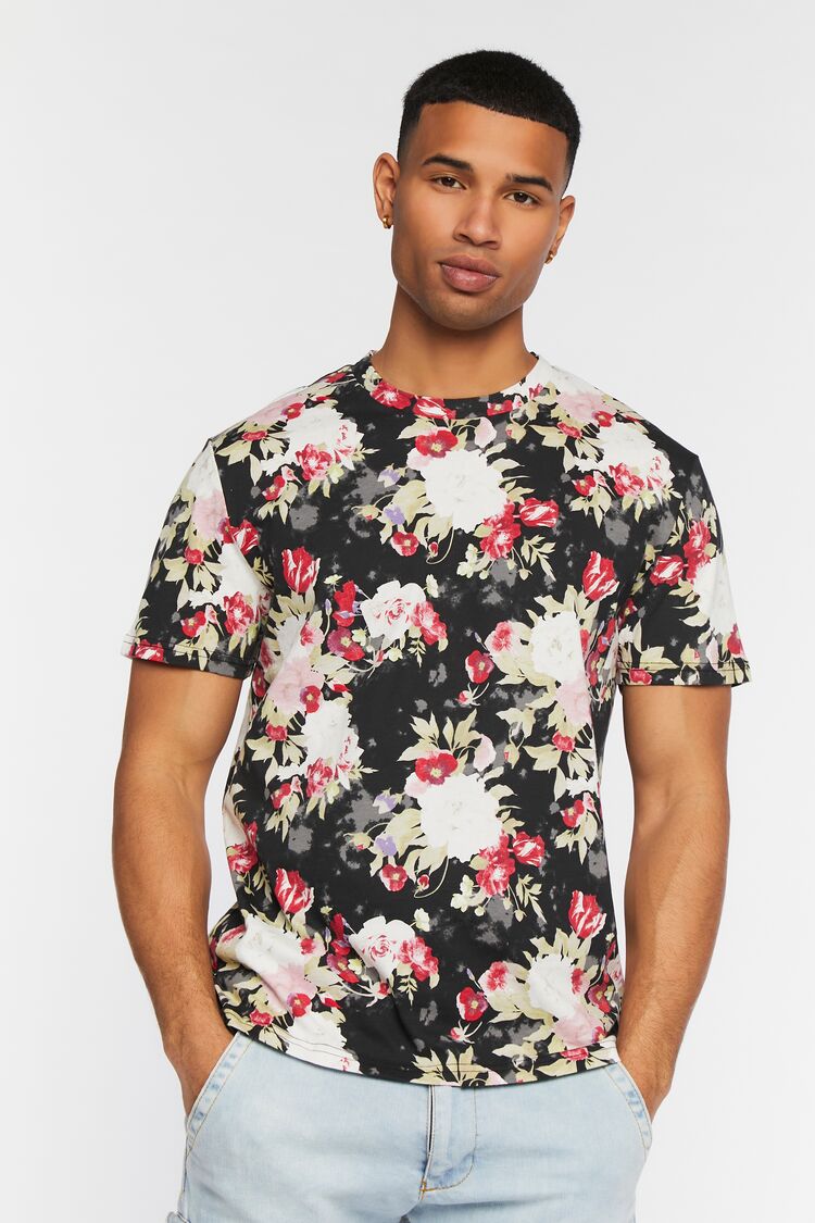 Floral Print Crew Tee