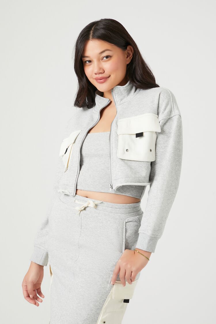 Colorblock denim on sale jacket forever 21