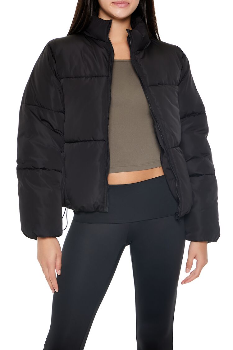 Channel-Stitched Puffer Jacket