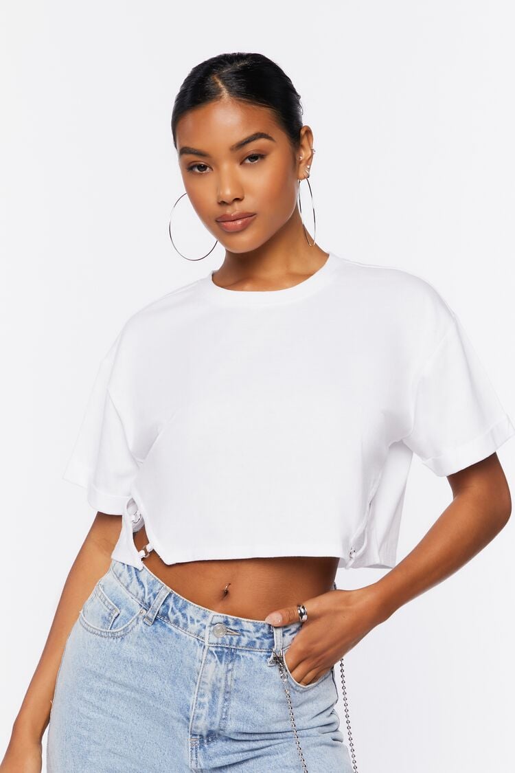 Cropped O-Ring Tee