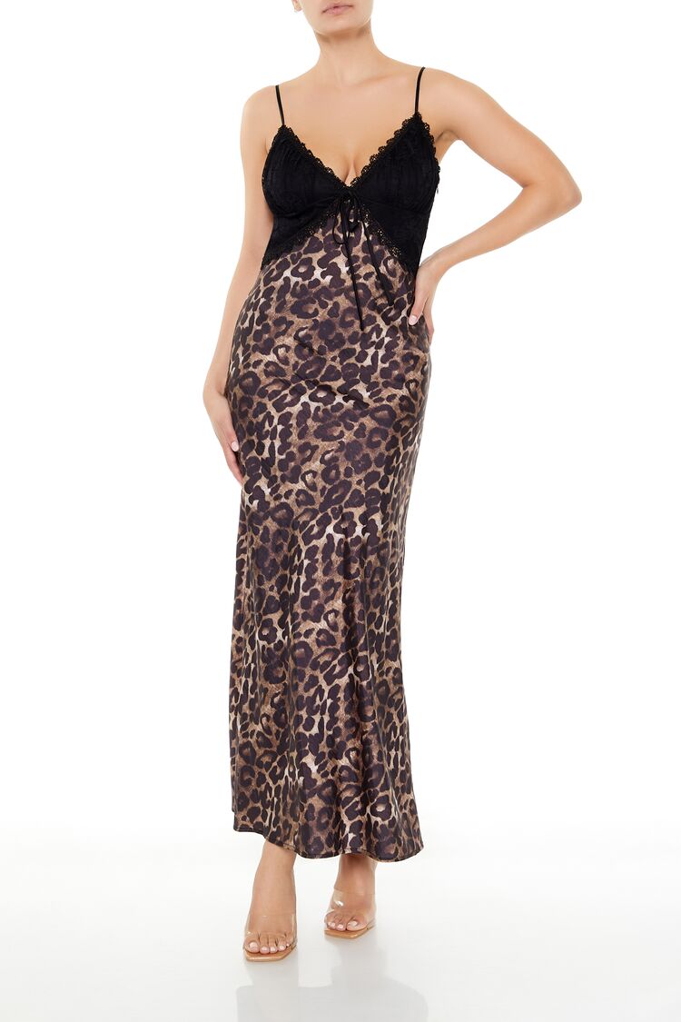 New Nightcap Clothing FP Leopard 2024 print slip dress size S