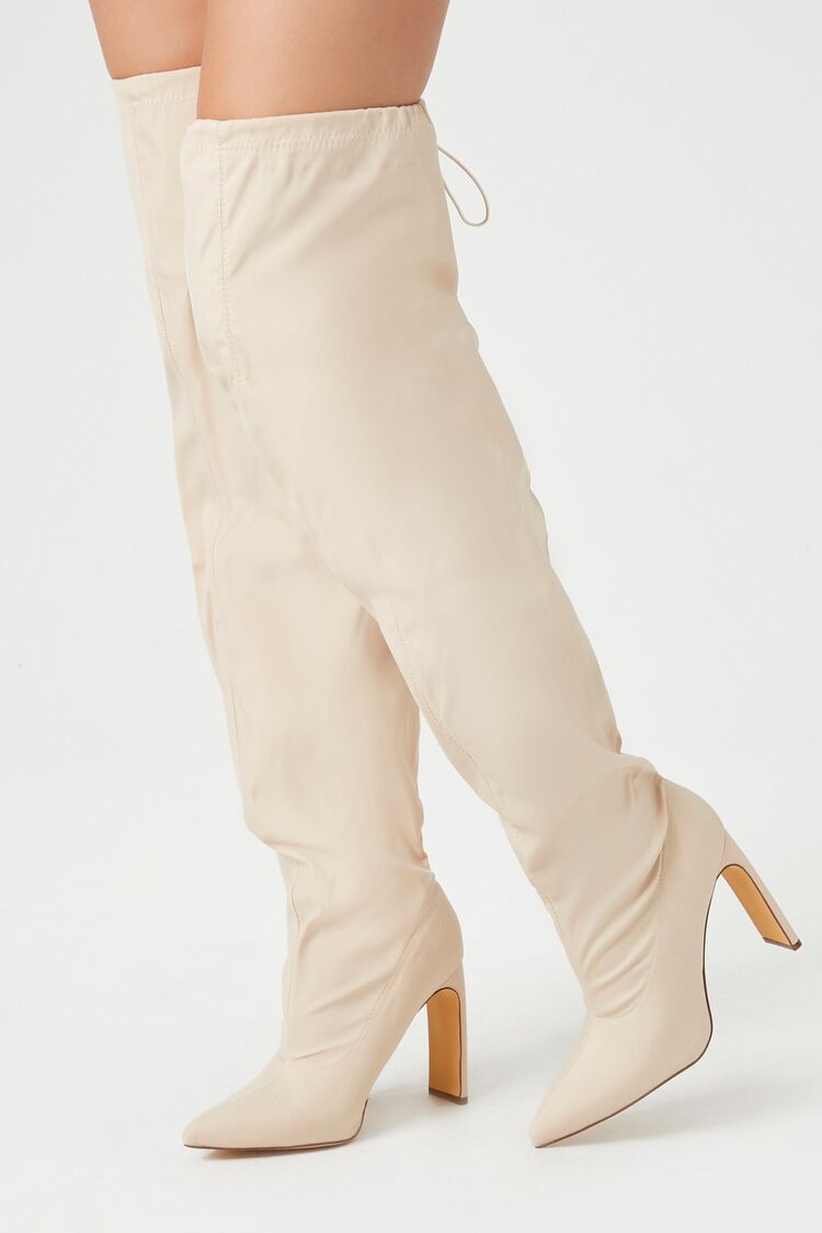 Drawstring Over-the-Knee Boots | Forever 21