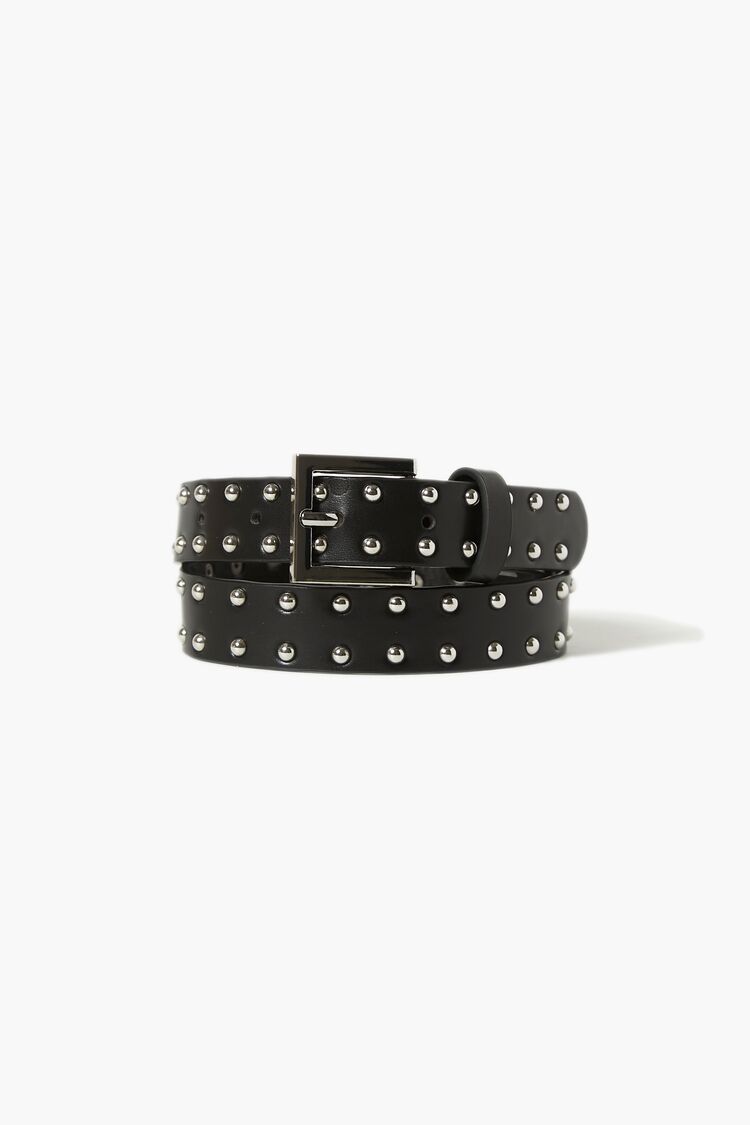 Girls Studded Faux Leather Belt (Kids)