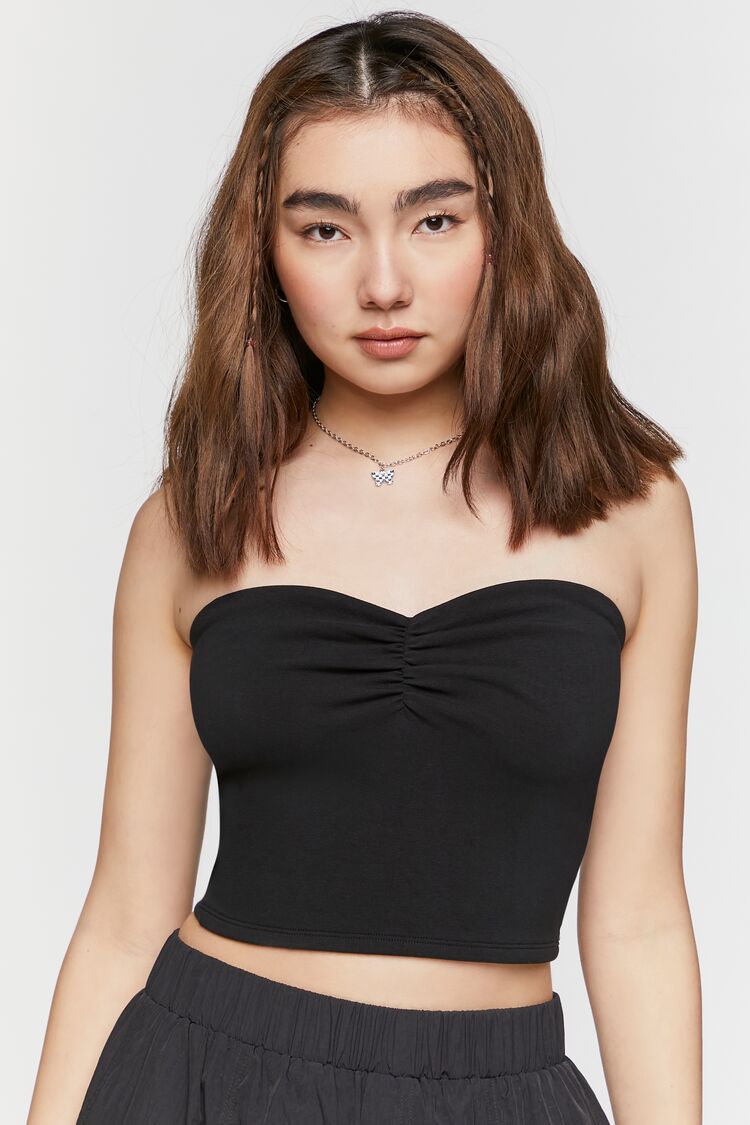 Ruched Tube Top