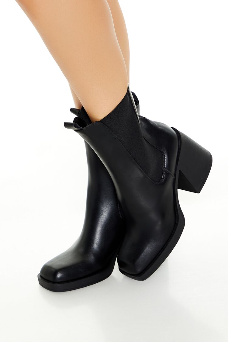 Chelsea Block Heel Ankle Boots | Forever 21