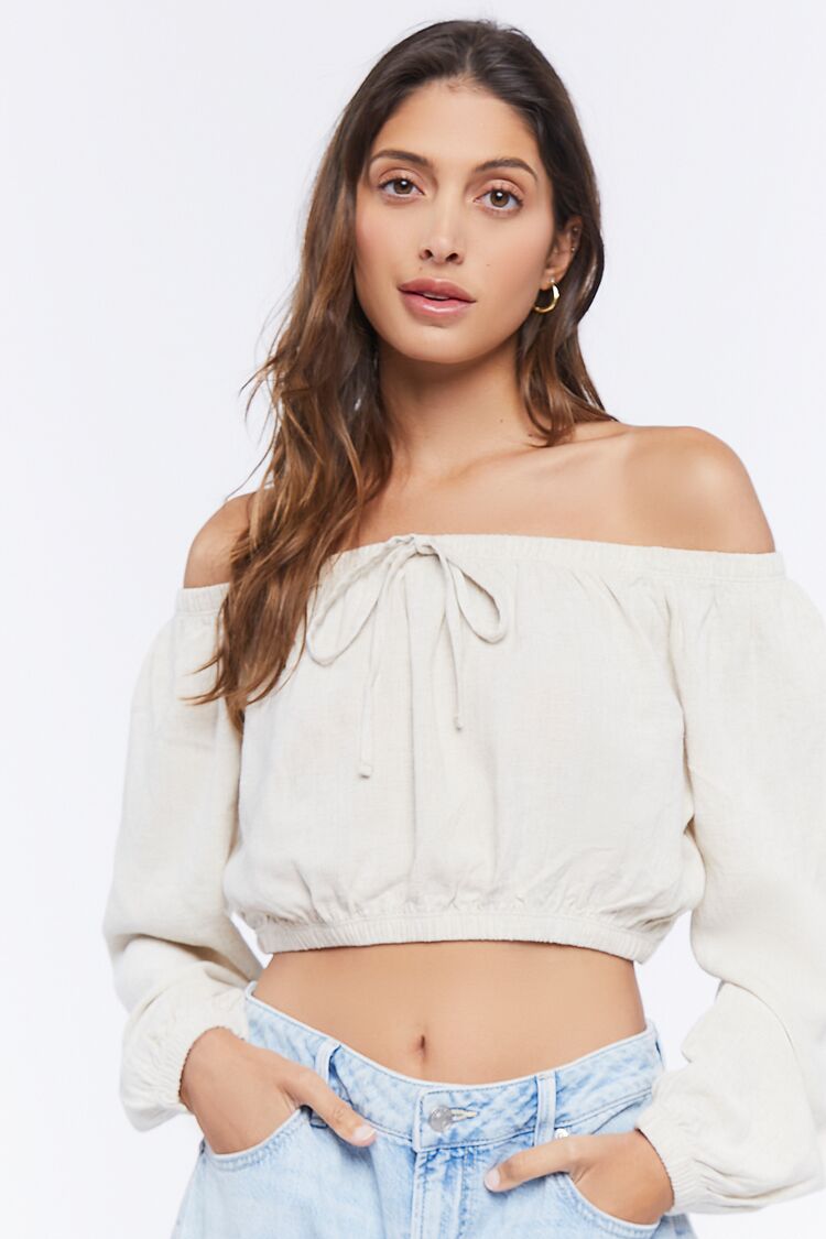 Off-the-Shoulder Crop Top