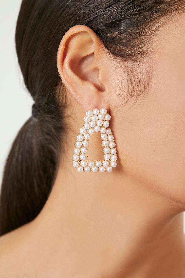 Big pearl earrings 2025 forever 21