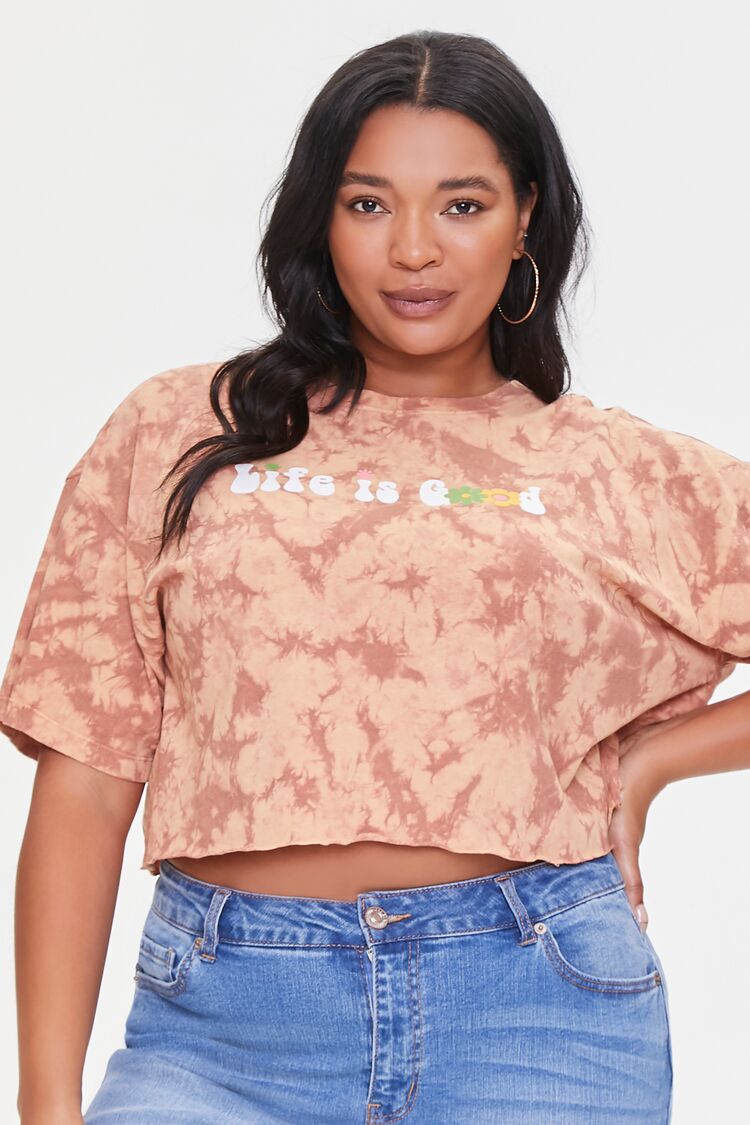 tie dye graphic tee forever 21