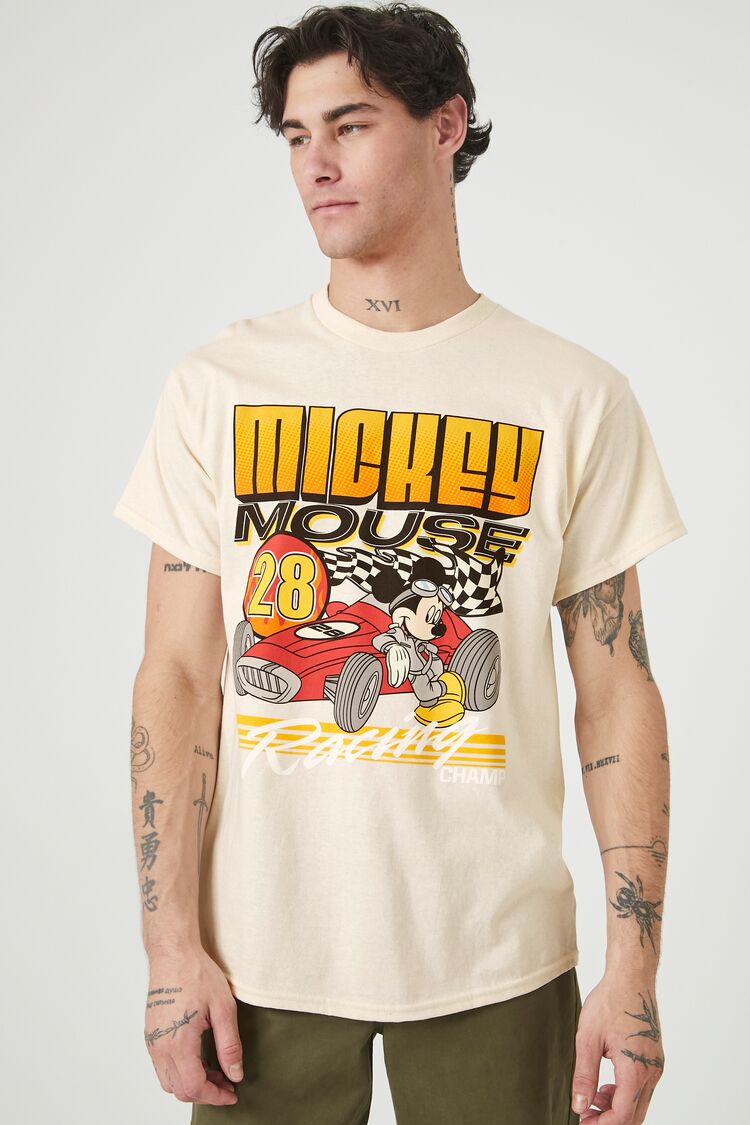 Mickey Mouse Racing Graphic Tee Forever 21